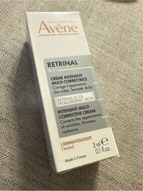 Avene Retrinal Intensive Multi Corrective Cream Mini Travel 3ml 0.1 oz EXP 12/27